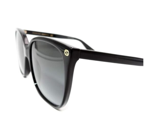 Gucci Damen GG0022S 001 Sonnenbrille, Schwarz, 57