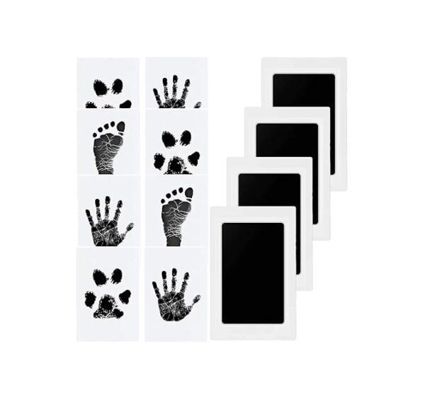 Baby Handabdruck und Fußabdruck Set