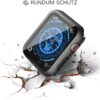 Misxi Hard Hülle mit Glas Displayschutz Kompatibel mit Apple Watch Series 9,8,7 (2023)