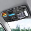 Linkstyle Auto Sun Visor Organizer, Auto Interieur Leder